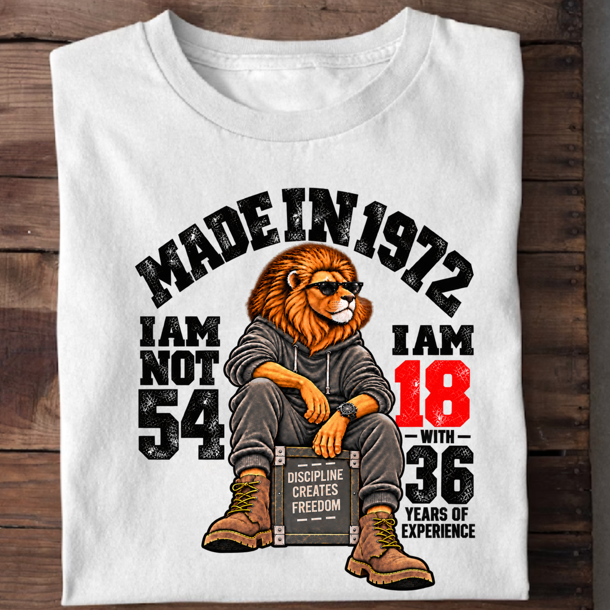 MADE IN 1972  I AM NOT 54-MEN CLASSIC T-SHIRT