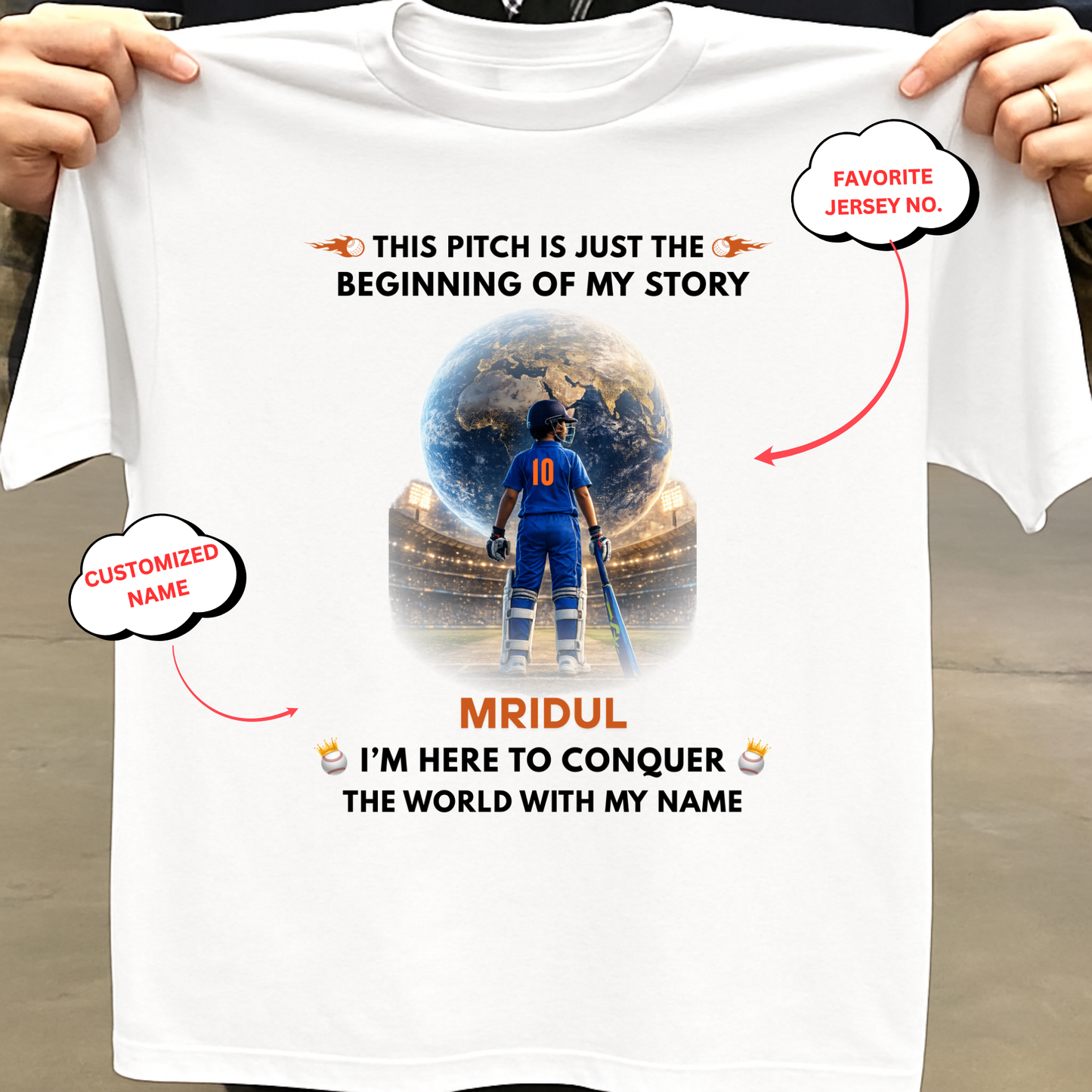 CUSTOMIZATION-BEGINNING OF MY STORY-CLASSIC T-SHIRT