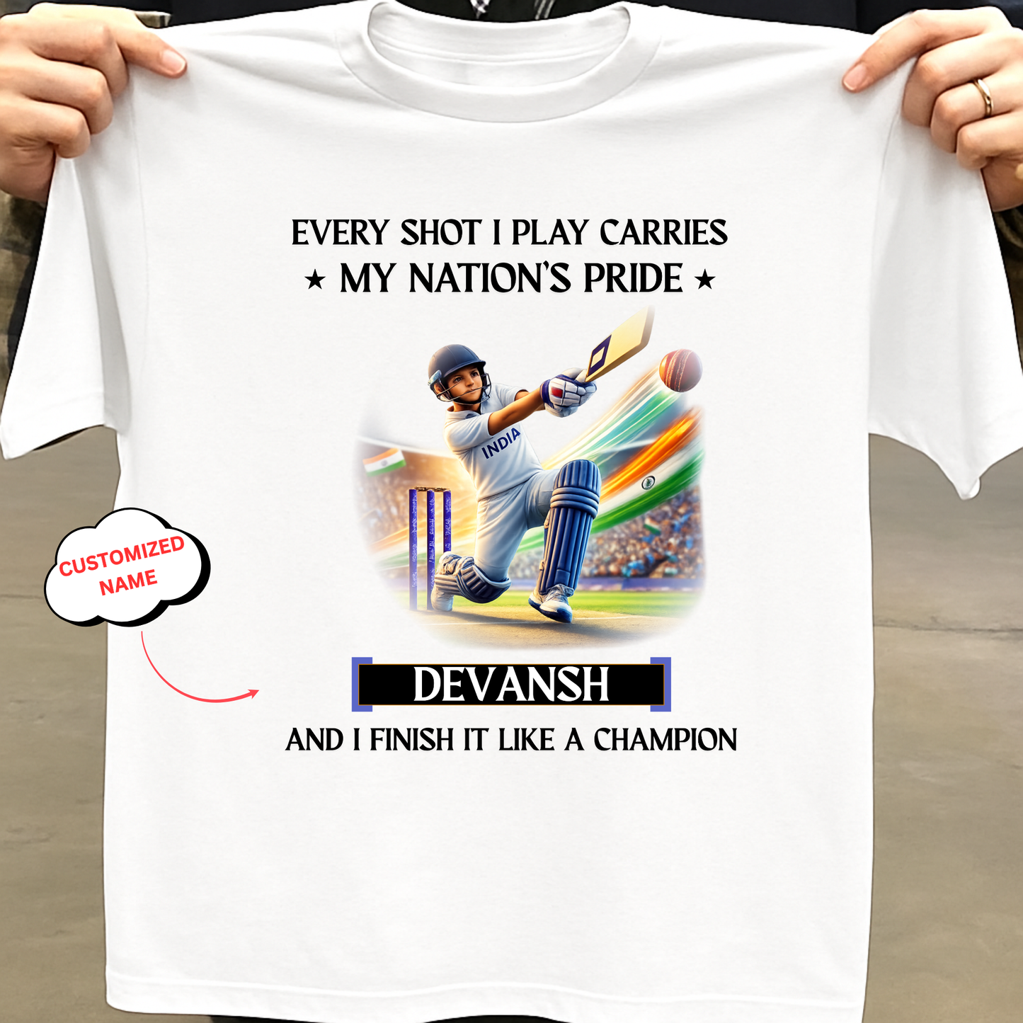 CUSTOMIZATION-MY NATION'S PRIDE-CLASSIC T-SHIRT