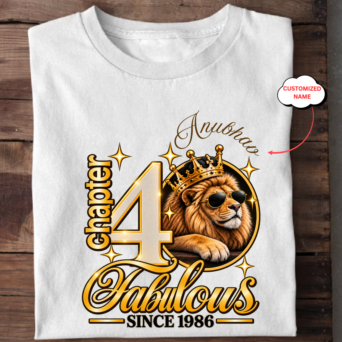 CUSTOMIZED-FABULOUS CHAPTER 40-MEN CLASSIC T-SHIRT