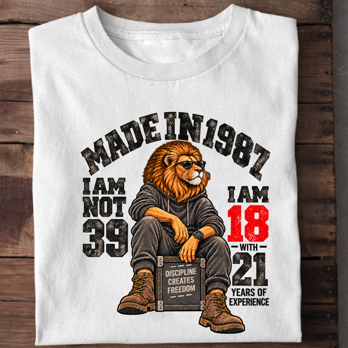 MADE IN 1987  I AM NOT 39-MEN CLASSIC T-SHIRT