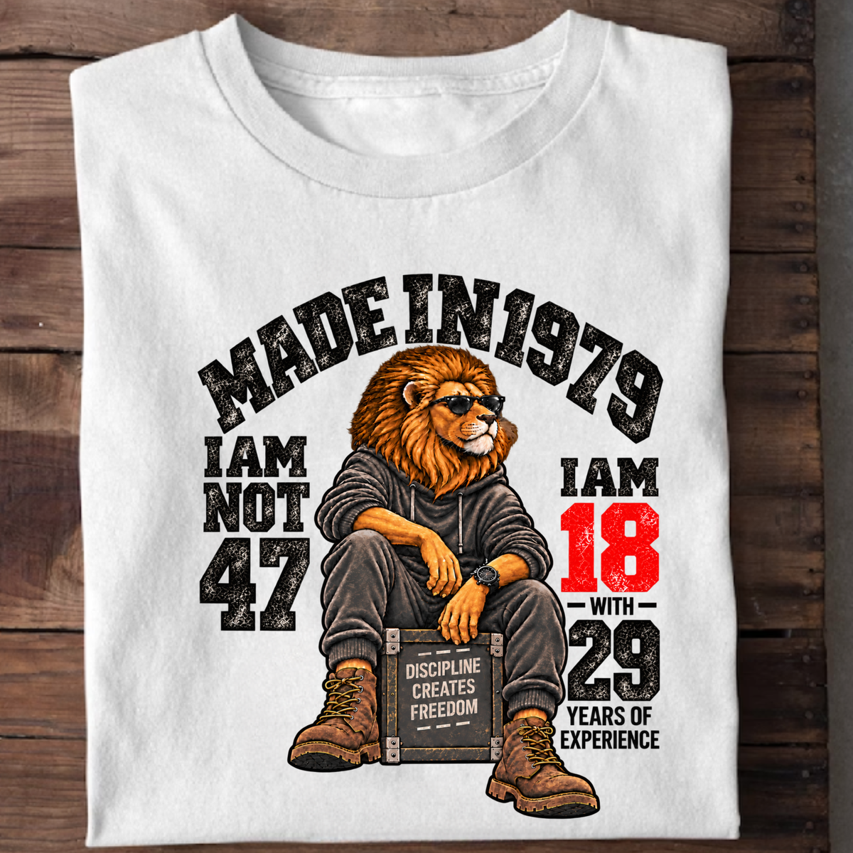 MADE IN 1979 I AM NOT 47-MEN CLASSIC T-SHIRT