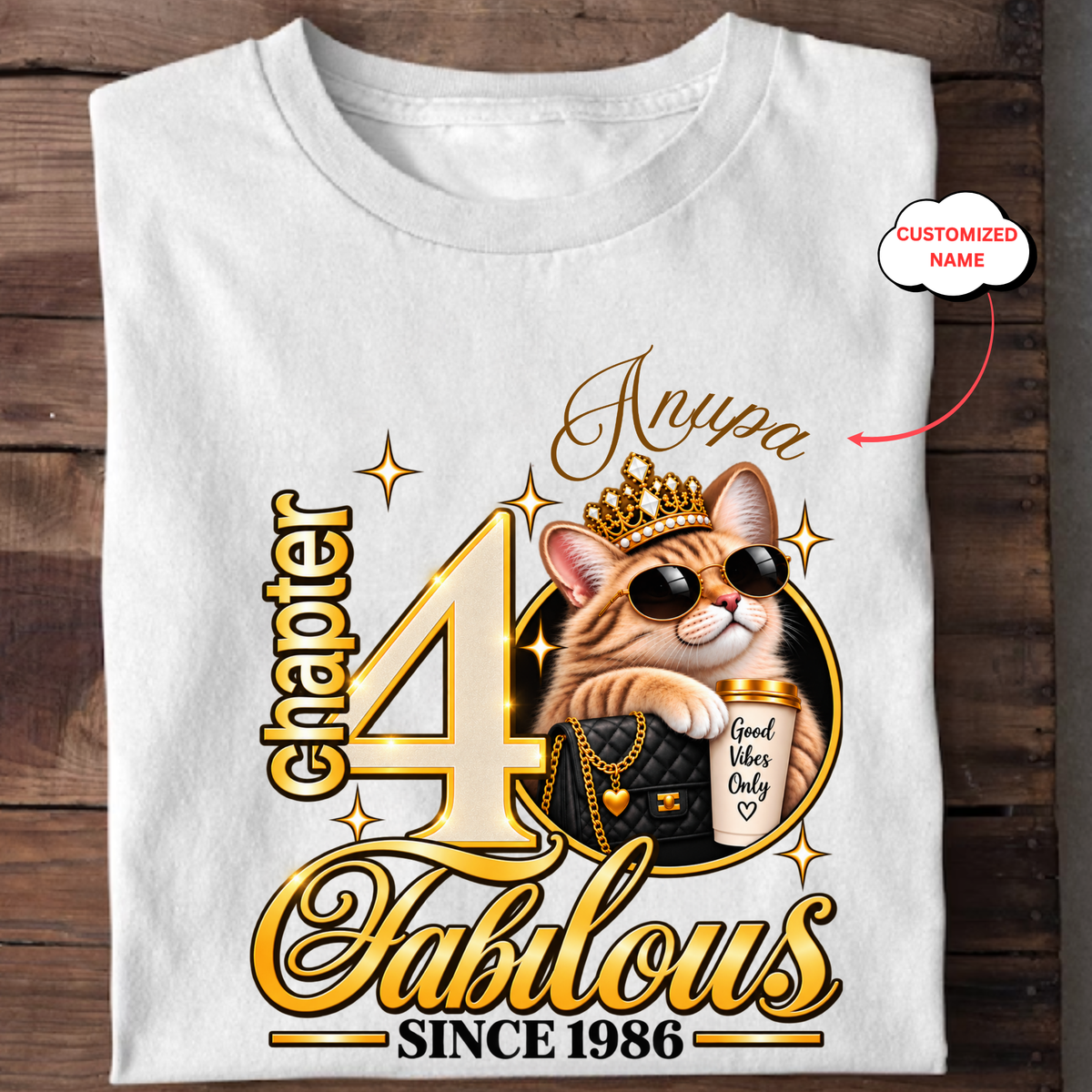 CUSTOMIZED-FABULOUS CHAPTER 40-WOMEN CLASSIC T-SHIRT