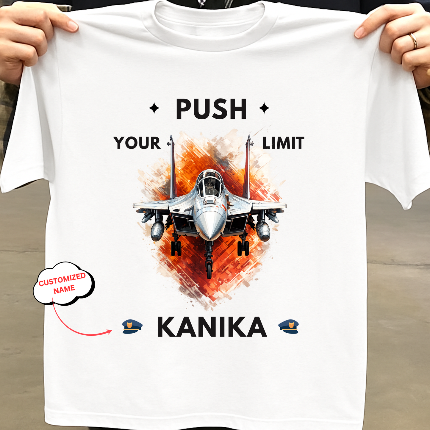CUSTOMIZATION-PUSH YOUR LIMIT-CLASSIC T-SHIRT