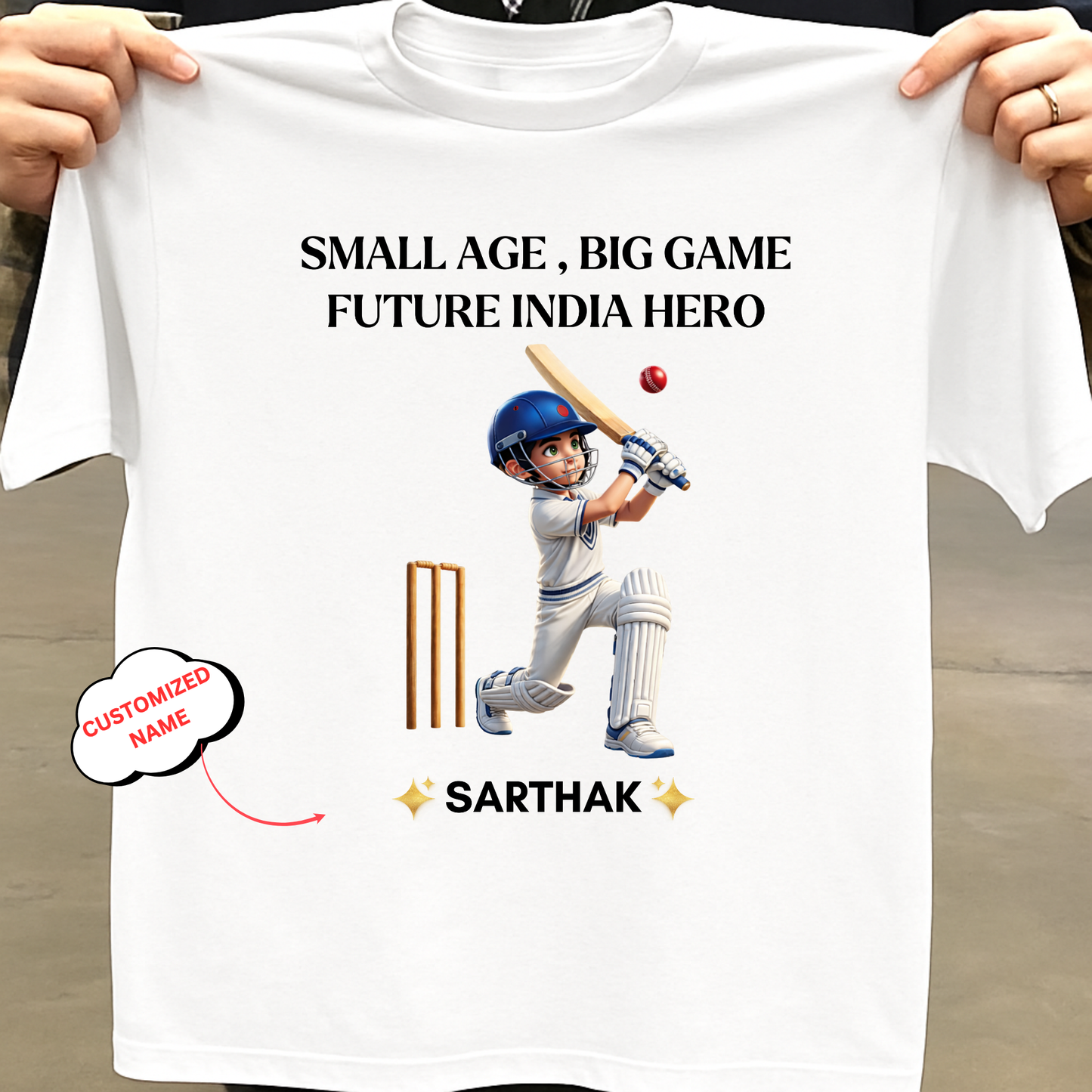 CUSTOMIZATION-FUTURE INDIA HERO-CLASSIC T-SHIRT