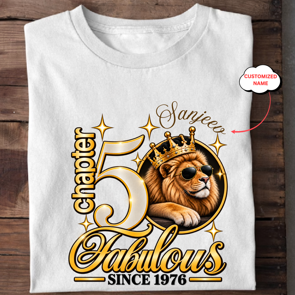 CUSTOMIZED-FABULOUS CHAPTER 50-MEN CLASSIC T-SHIRT