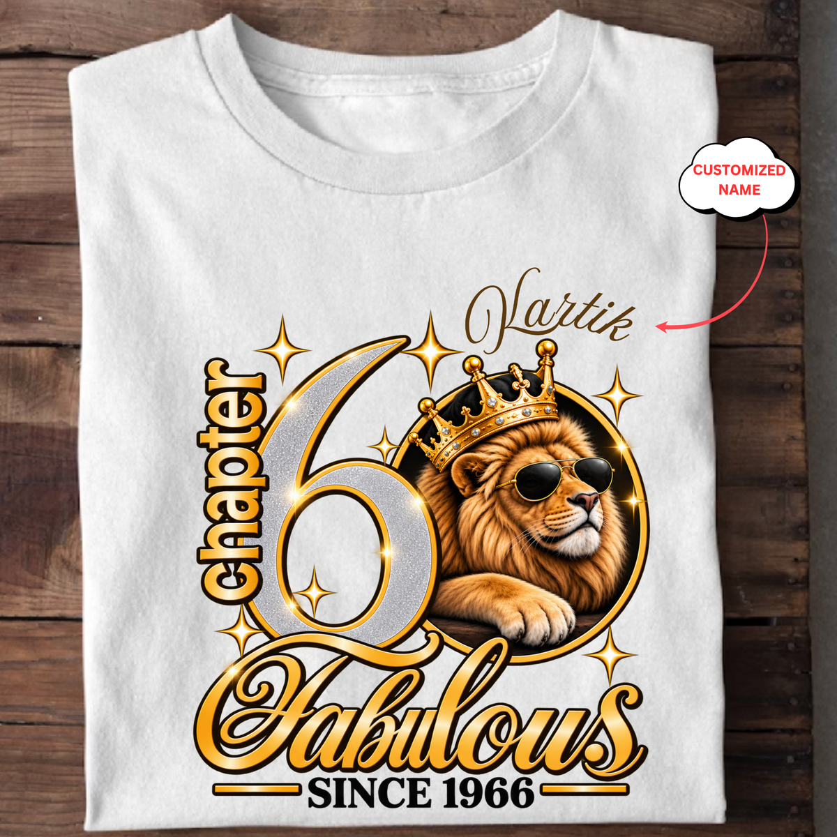 CUSTOMIZED-FABULOUS CHAPTER 60-MEN CLASSIC T-SHIRT
