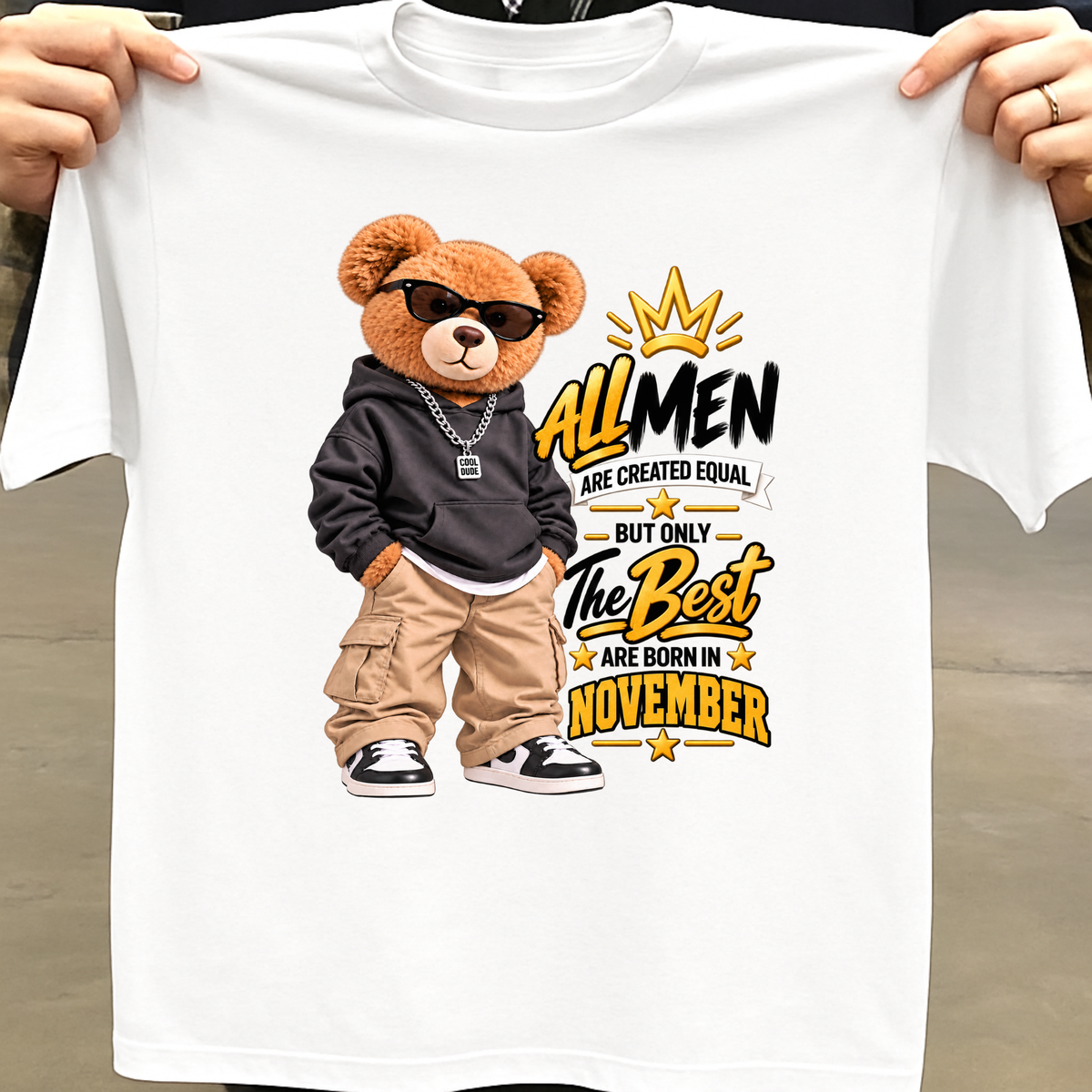 THE BEST MEN ARE BORN IN NOVEMBER CLASSIC T-SHIRT