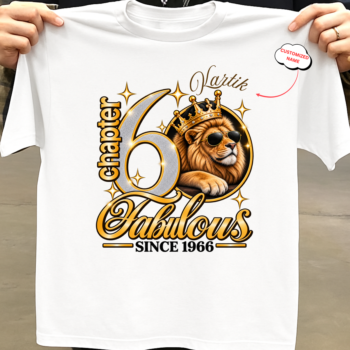 CUSTOMIZED-FABULOUS CHAPTER 60-MEN CLASSIC T-SHIRT