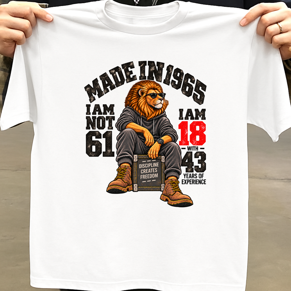 MADE IN 1965  I AM NOT 61-MEN CLASSIC T-SHIRT