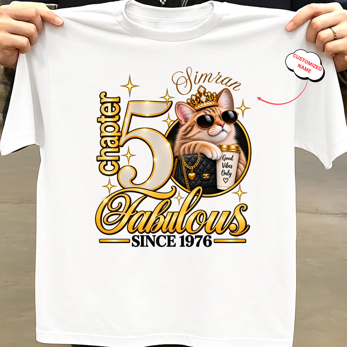 CUSTOMIZED-FABULOUS CHAPTER 50-WOMEN CLASSIC T-SHIRT