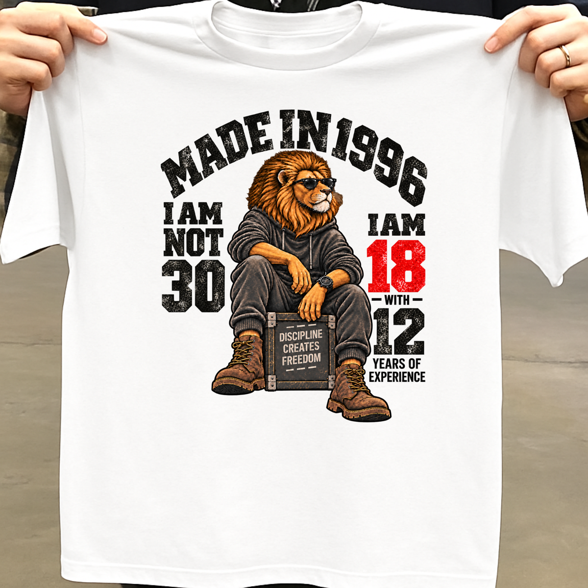 MADE IN 1996  I AM NOT 30-MEN CLASSIC T-SHIRT