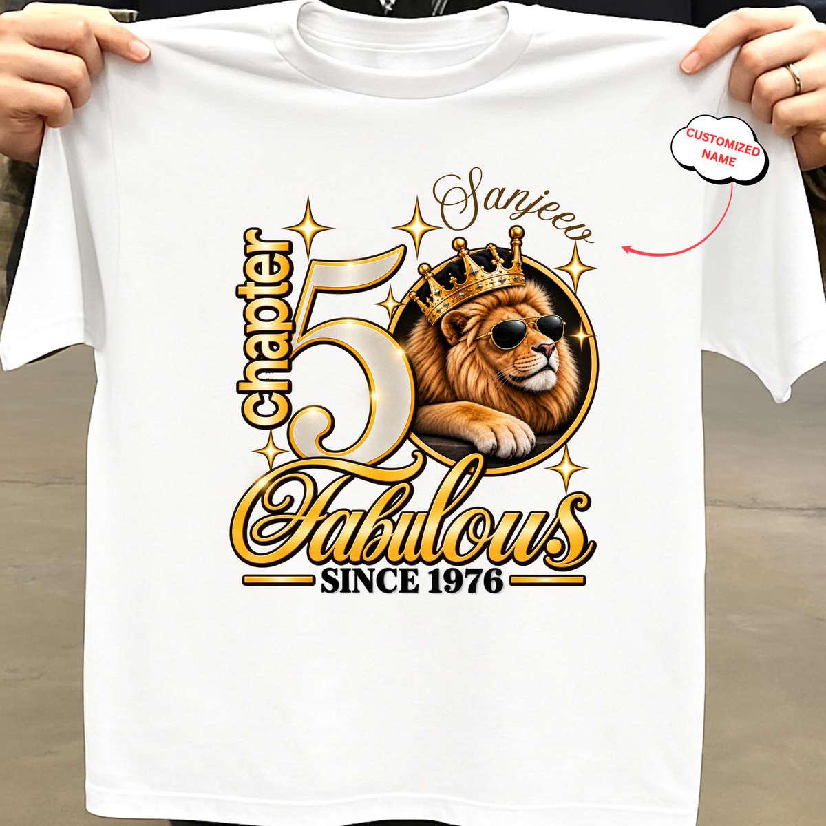 CUSTOMIZED-FABULOUS CHAPTER 50-MEN CLASSIC T-SHIRT