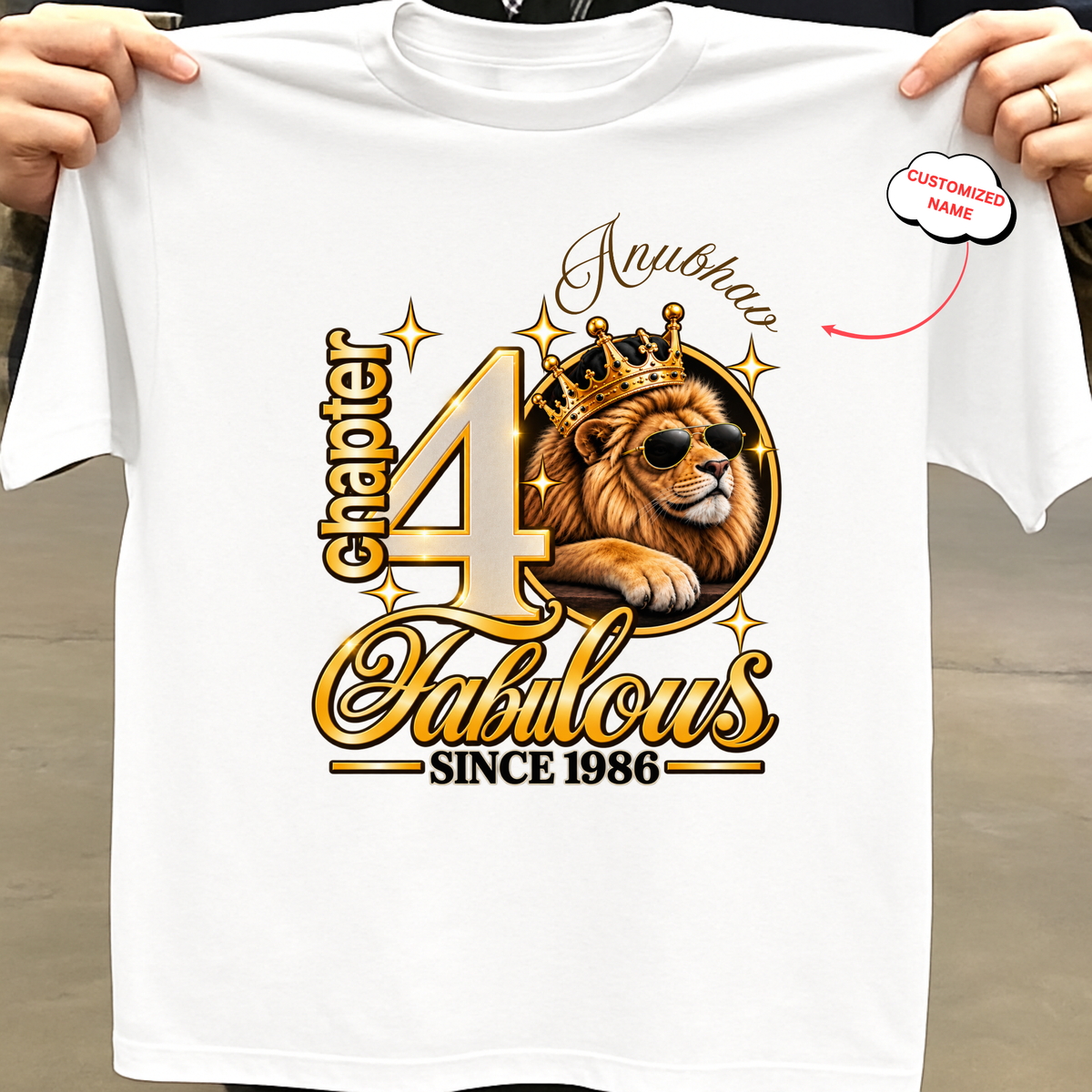 CUSTOMIZED-FABULOUS CHAPTER 40-MEN CLASSIC T-SHIRT