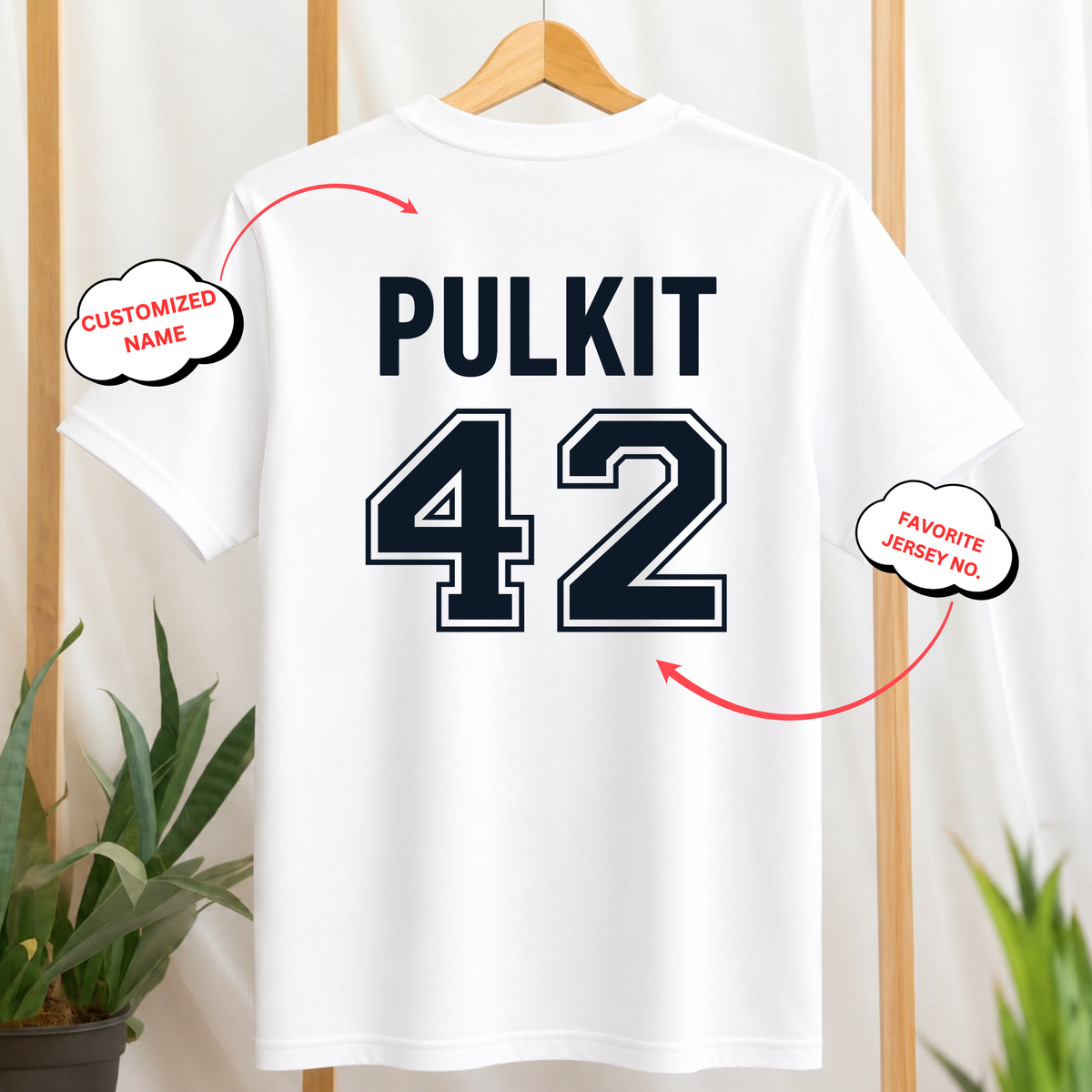 CUSTOMIZATION-ALL DAY CRICKET FRONT AND BACK PRINT-CLASSIC T-SHIRT