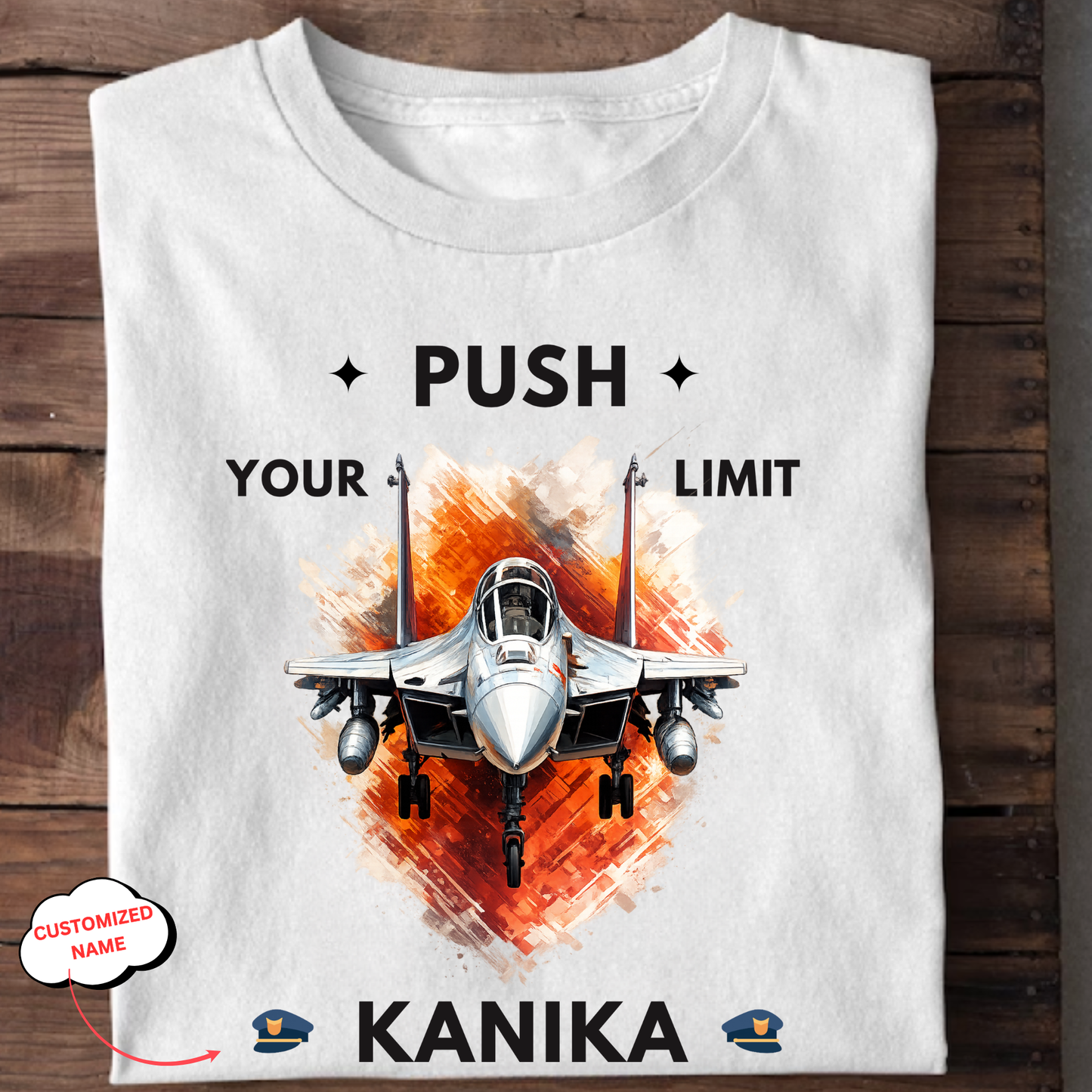 CUSTOMIZATION-PUSH YOUR LIMIT-CLASSIC T-SHIRT