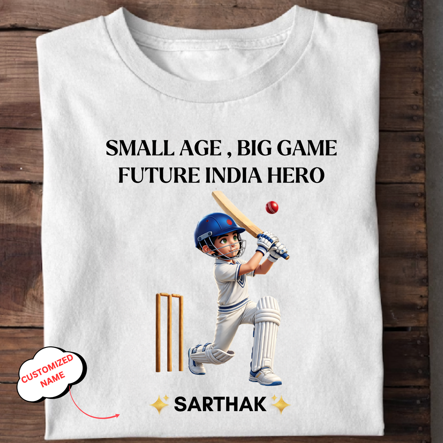CUSTOMIZATION-FUTURE INDIA HERO-CLASSIC T-SHIRT