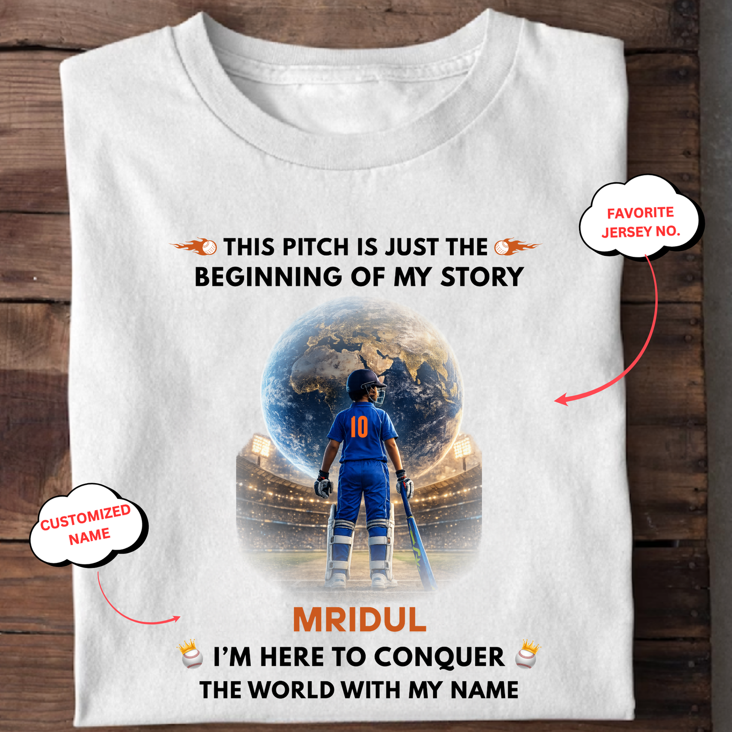 CUSTOMIZATION-BEGINNING OF MY STORY-CLASSIC T-SHIRT