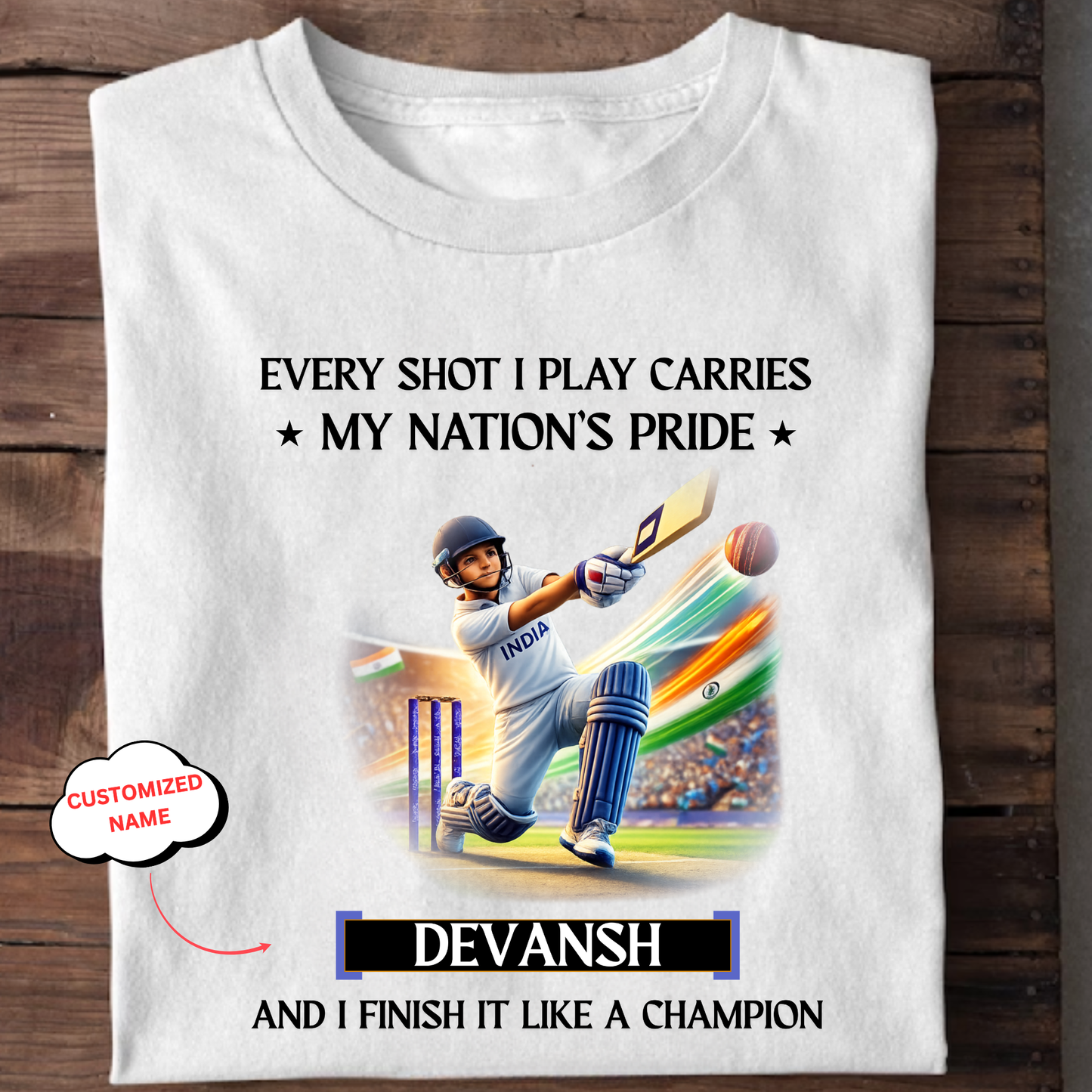 CUSTOMIZATION-MY NATION'S PRIDE-CLASSIC T-SHIRT