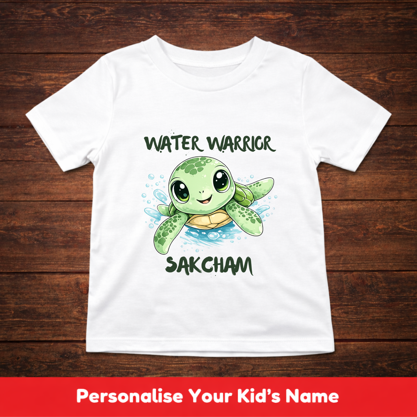 CUSTOMIZED-WATER WARRIOR(SWIMMING)-KIDS UNISEX T-SHIRT
