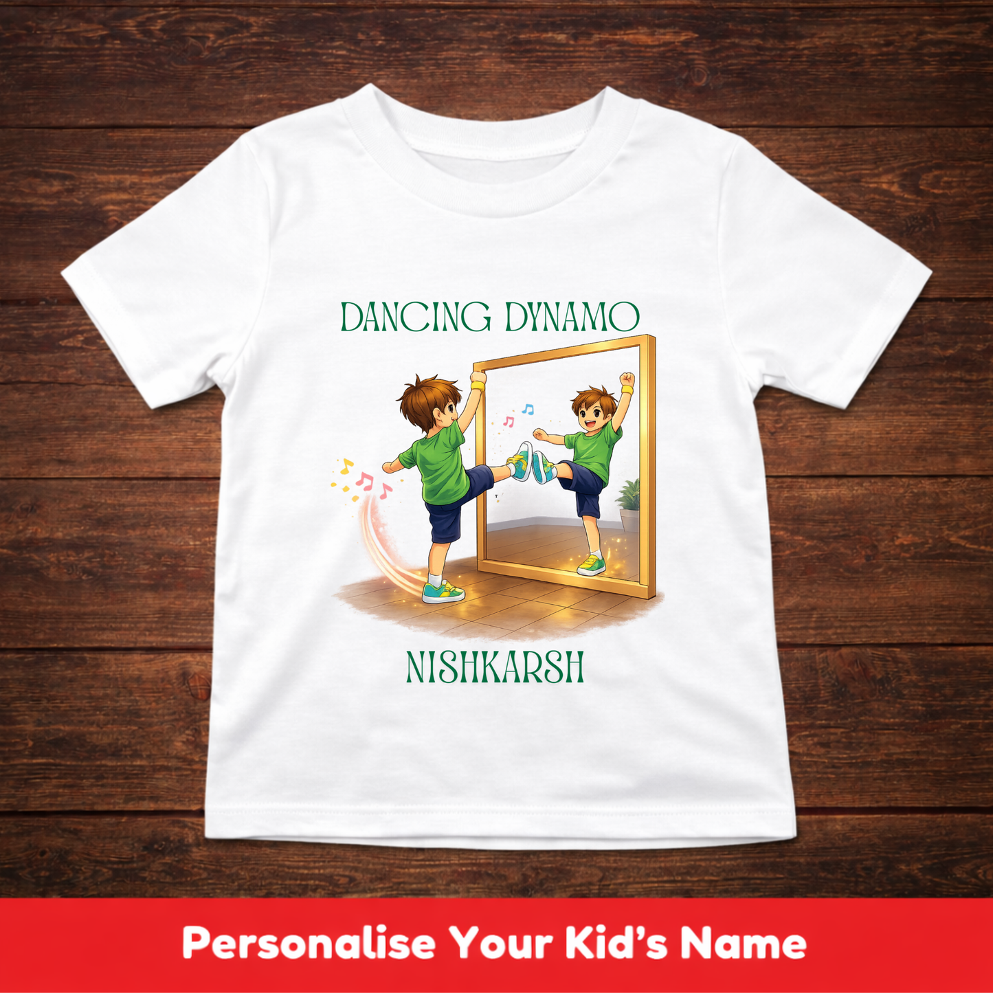 CUSTOMIZED-DANCING DYNAMO(DANCE)-BOY KIDS T-SHIRT