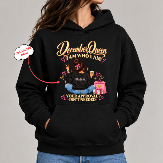 CUSTOMIZED-DECEMBER QUEEN CLASSIC HOODIE