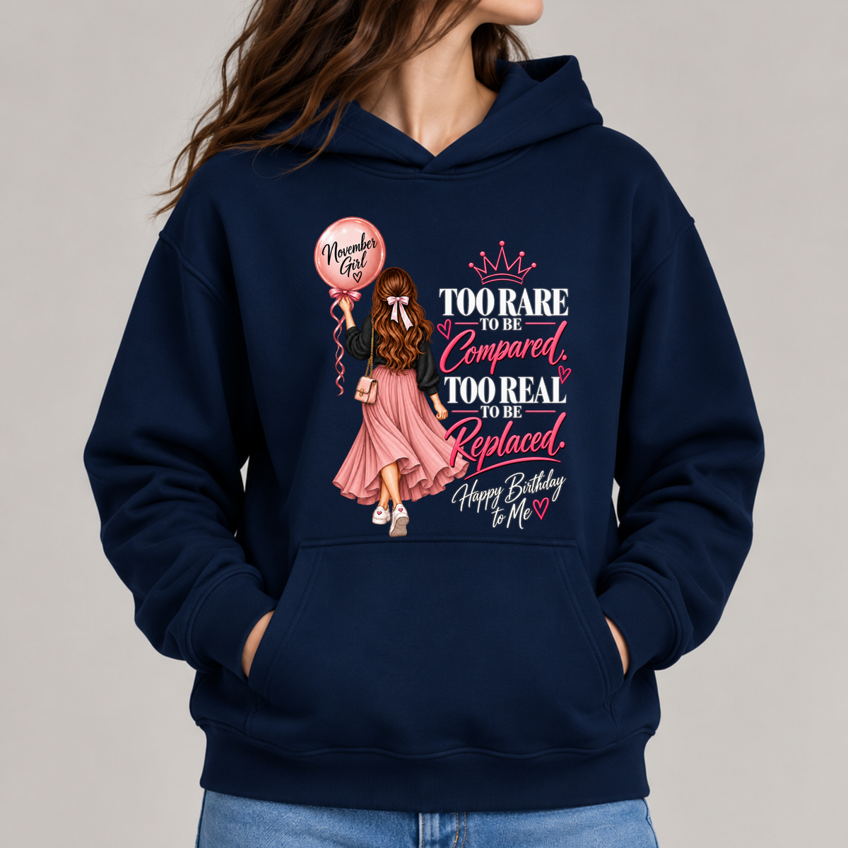 HAPPY BIRTHDAY TO NOVEMBER GIRL CLASSIC HOODIE
