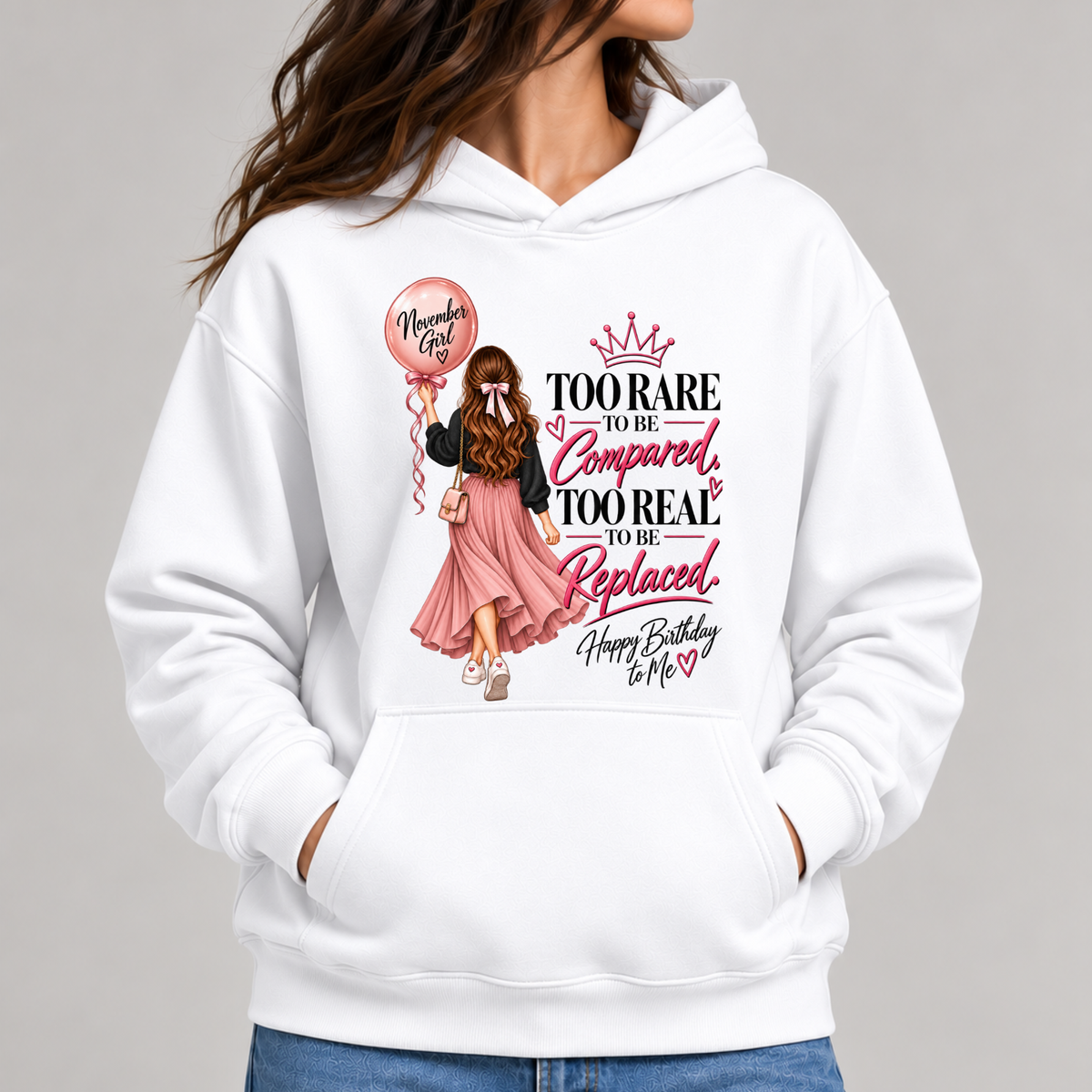 HAPPY BIRTHDAY TO NOVEMBER GIRL CLASSIC HOODIE