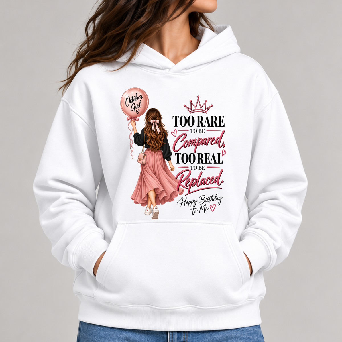 HAPPY BIRTHDAY TO OCTOBER GIRL CLASSIC HOODIE